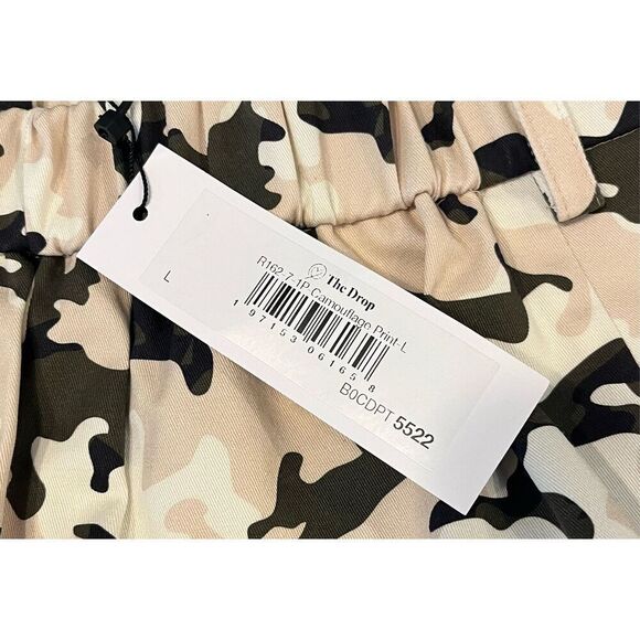 The Drop Women's Camouflage Print Cargo Mini Skirt - Picture 6 of 8